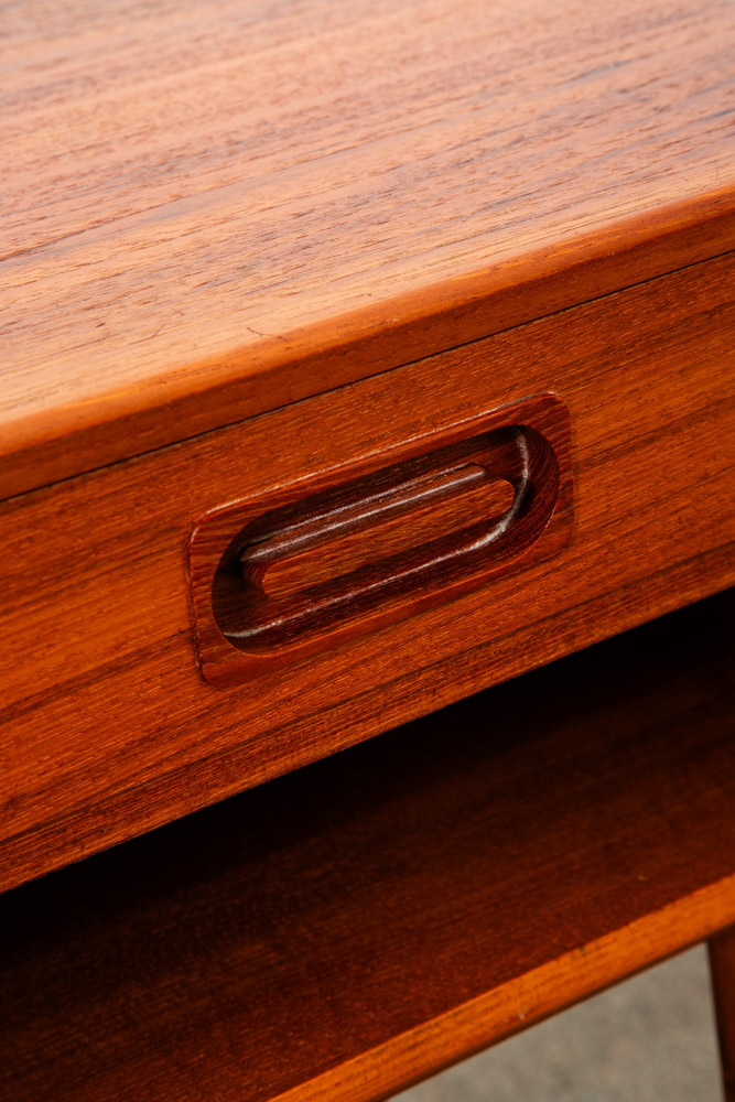 Mid Century Danish Modern Nightstands End Side Tables Teak Drawer Mcm Vintage - Image 9