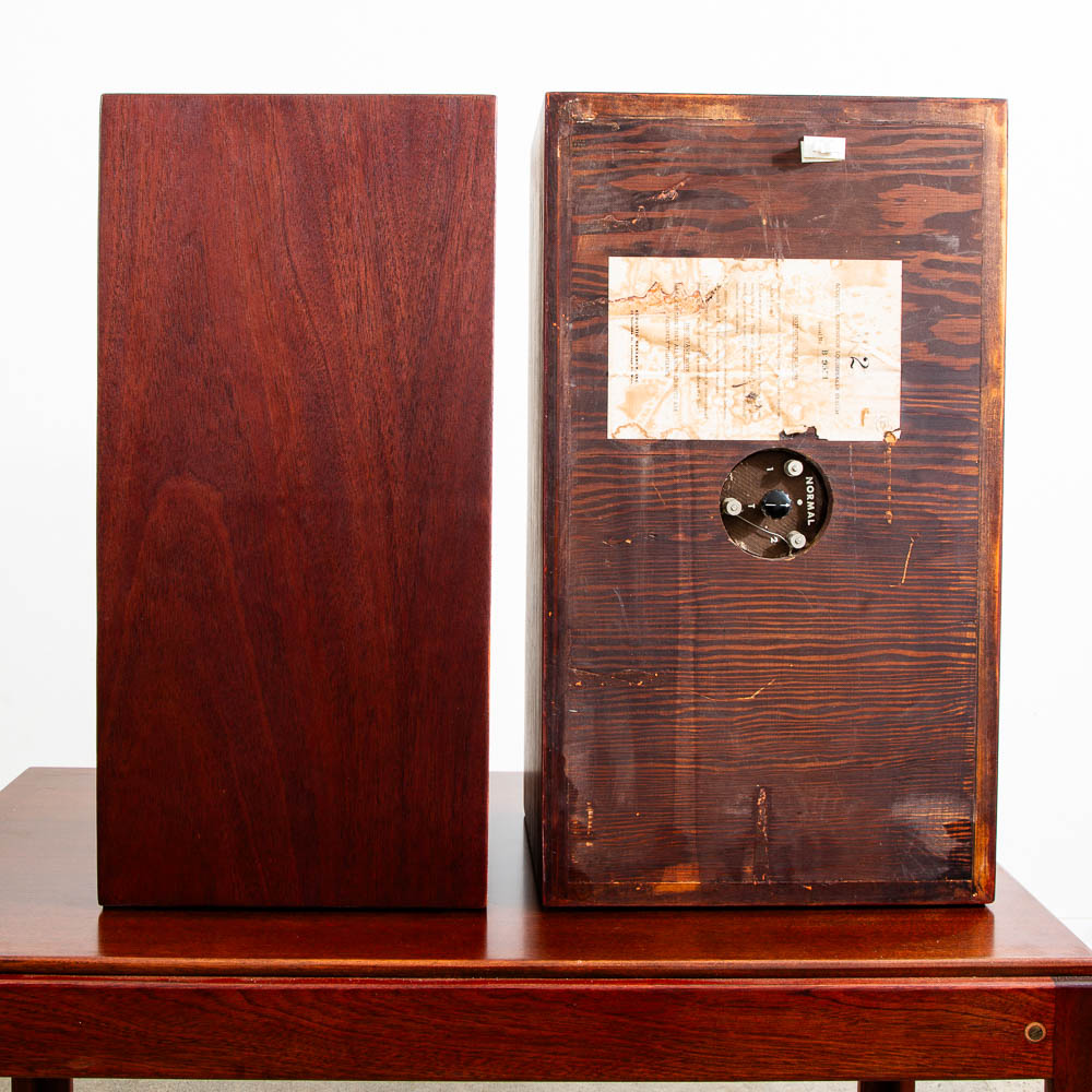 Mid Century Modern Speakers Vintage Acoustic Research AR-2 AR2 Mahogany Wood Mcm - Image 7