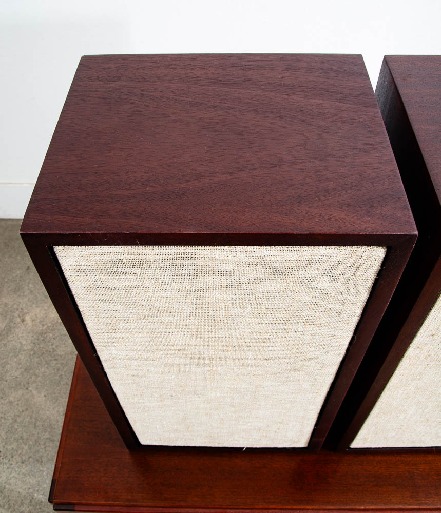 Mid Century Modern Speakers Vintage Acoustic Research AR-2 AR2 Mahogany Wood Mcm - Image 11
