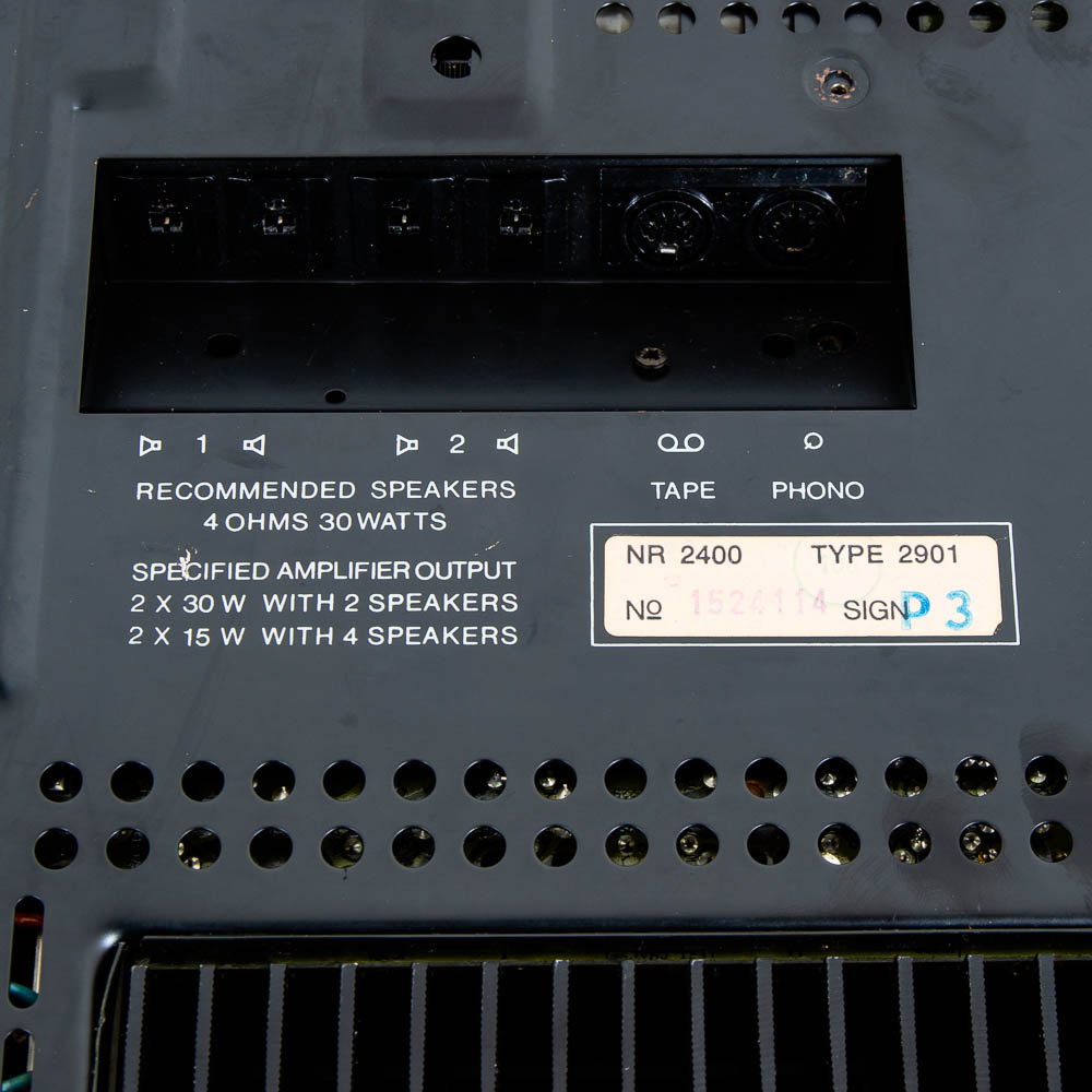 Mid Century Modern Tuner Amplifier Bang Olufsen Beomaster 2400 B&O Silver Chrome - Image 8