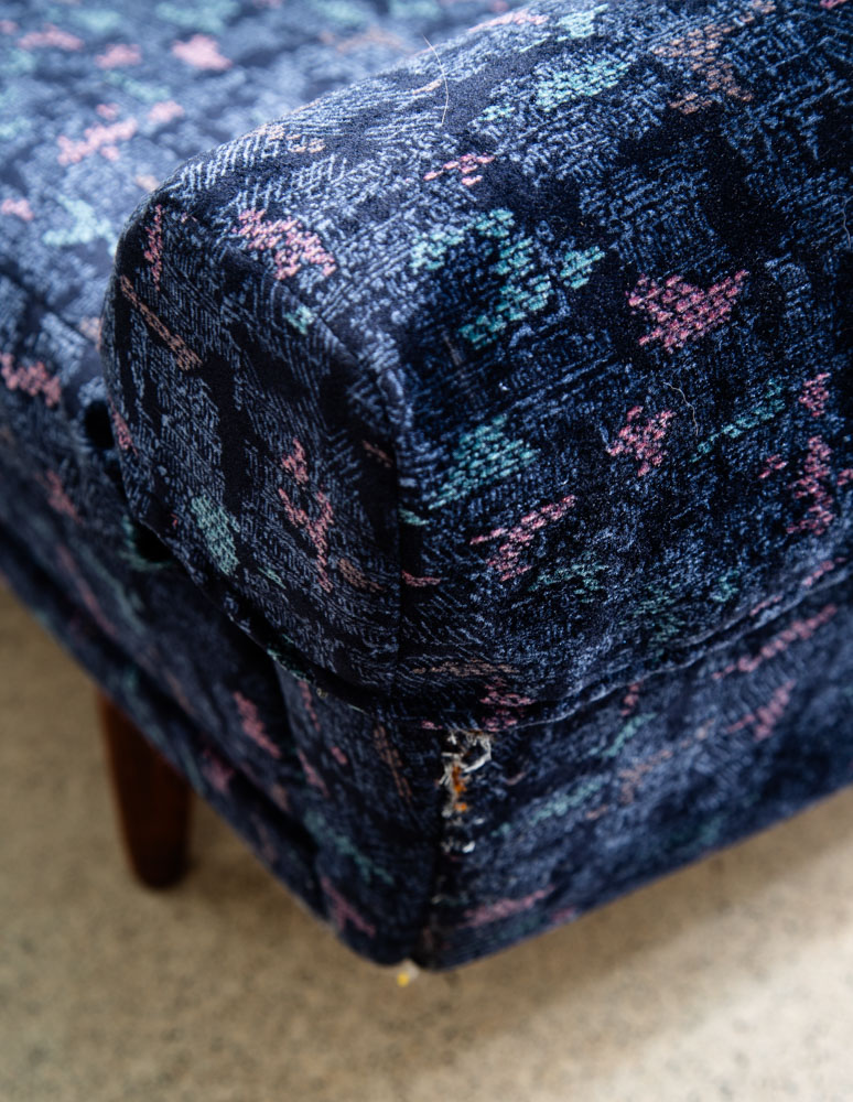 Mid Century Danish Modern Sofa Couch 4 Seater Georg Thams Rosewood Legs Denmark - Image 12