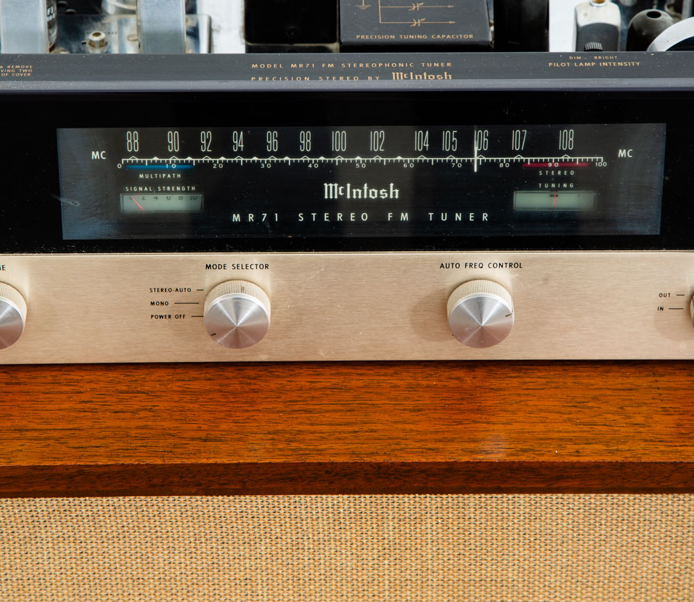 Mid Century Tuner McIntosh MR71 Manuals Stereo FM AM Tuner Serial #96B91 Hifi - Image 7