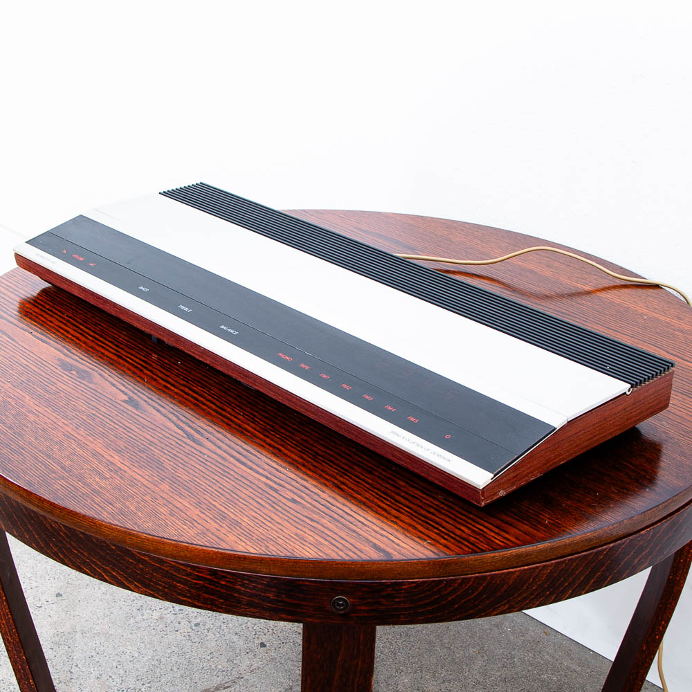 Mid Century Modern Tuner Amplifier Bang Olufsen Beomaster 2400 B&O Silver Chrome