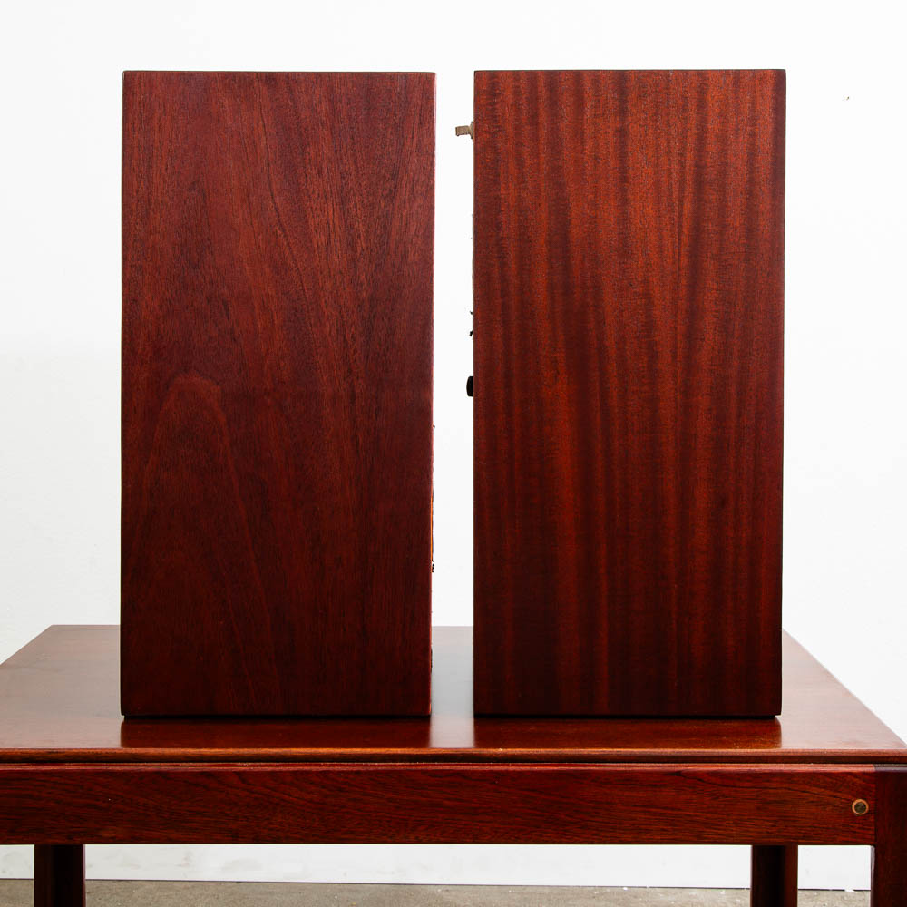 Mid Century Modern Speakers Vintage Acoustic Research AR-2 AR2 Mahogany Wood Mcm - Image 4