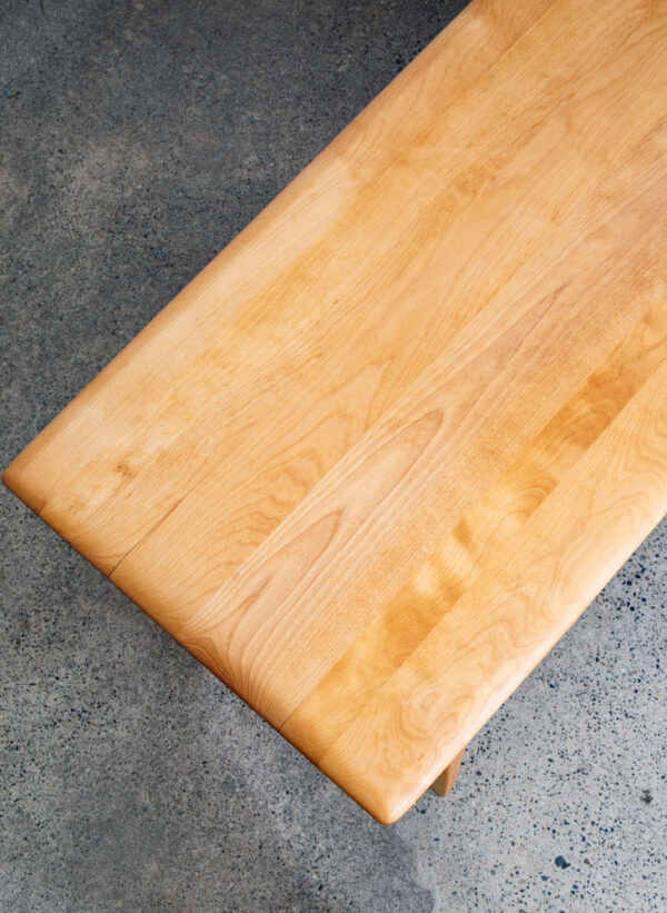 Mid Century Modern Coffee Table Heywood Wakefield Surfboard Wood Birch Maple Mcm - Image 6