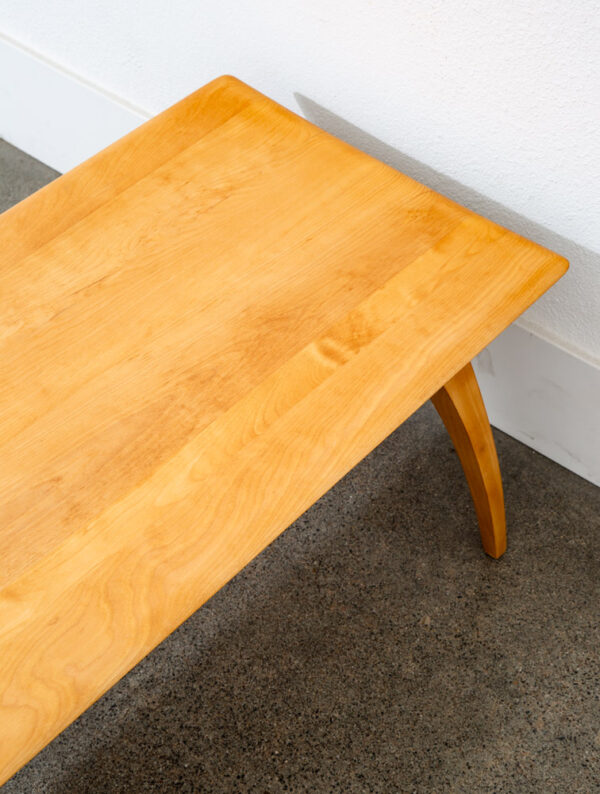 Mid Century Modern Coffee Table Heywood Wakefield Surfboard Wood Birch Maple Mcm - Image 7