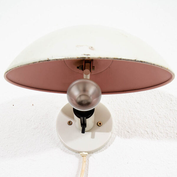 Mid Century Modern Danish Louis Poulsen Hat lamp Hanging Lamp Round White Mcm - Image 5