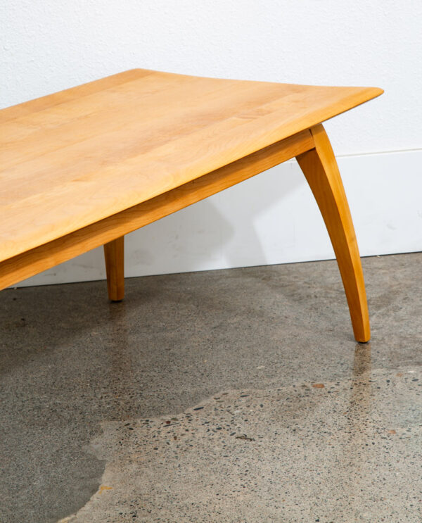 Mid Century Modern Coffee Table Heywood Wakefield Surfboard Wood Birch Maple Mcm - Image 8