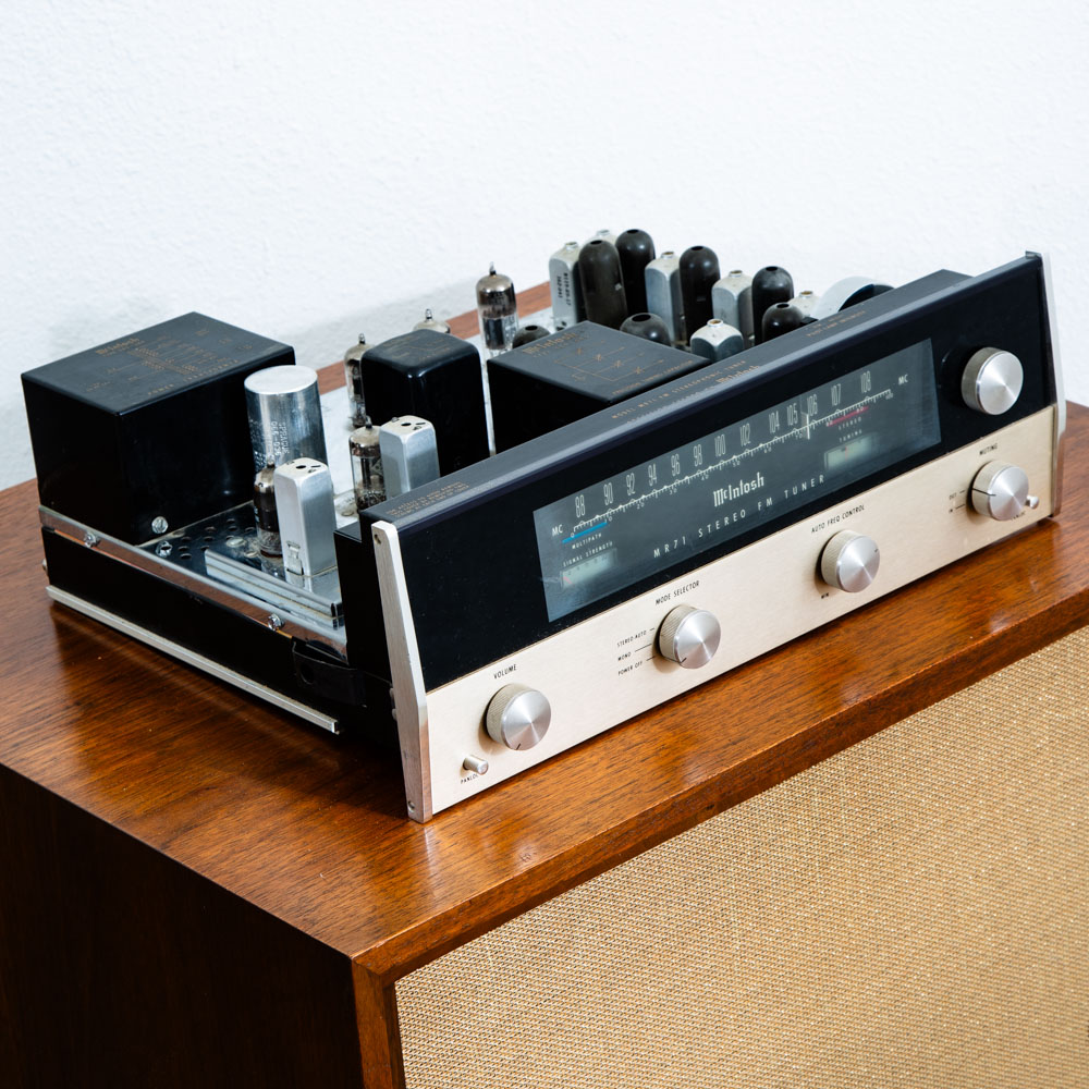Mid Century Tuner McIntosh MR71 Manuals Stereo FM AM Tuner Serial #96B91 Hifi