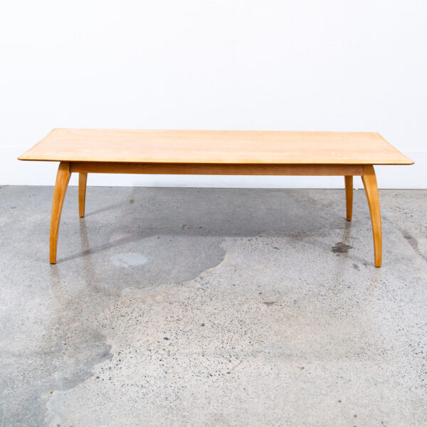 Mid Century Modern Coffee Table Heywood Wakefield Surfboard Wood Birch Maple Mcm - Image 4