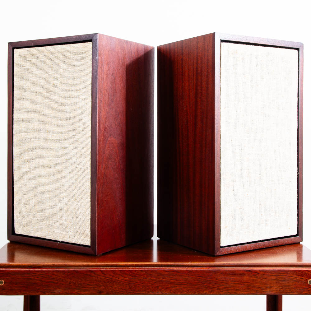 Mid Century Modern Speakers Vintage Acoustic Research AR-2 AR2 Mahogany Wood Mcm - Image 8