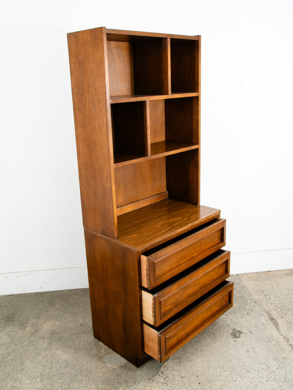 Mid Century Modern Chest of Drawers Cabinet Morris California Walnut Drawer 3 - Image 4