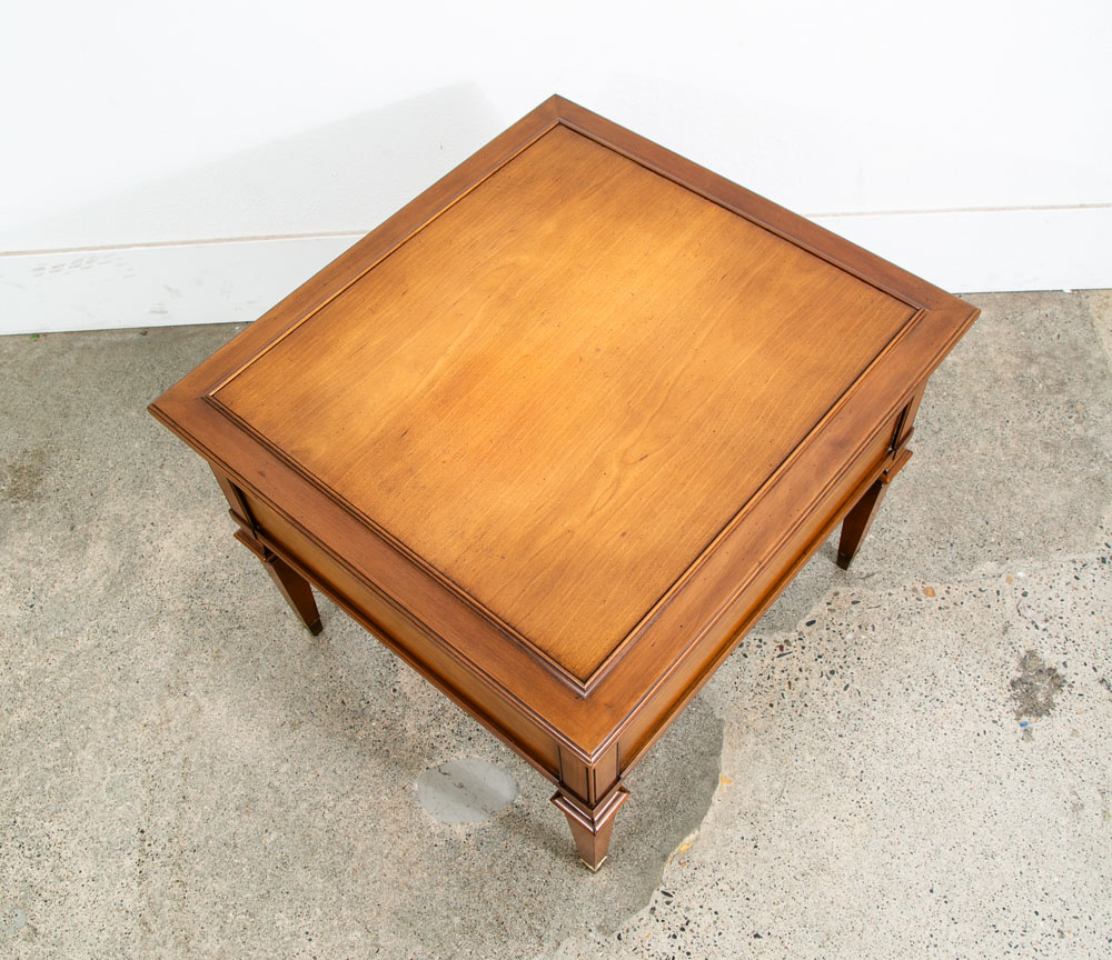 Mid Century Modern Nightstand 2 Drawer End Side Table American Danish Bedside M - Image 5