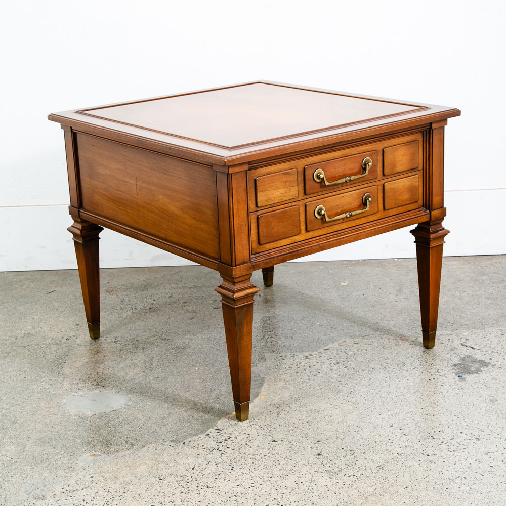 Mid Century Modern Nightstand 2 Drawer End Side Table American Danish Bedside M