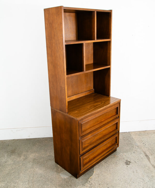Mid Century Modern Chest of Drawers Cabinet Morris California Walnut Drawer 3 - Image 3