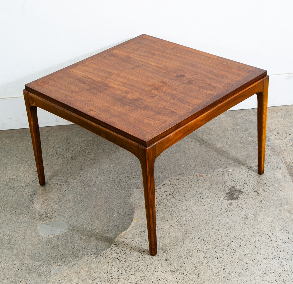 Mid Century Modern End Table Lane Side Walnut Vintage Square Mcm Style 997-06 - Image 2