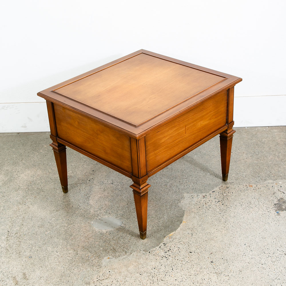 Mid Century Modern Nightstand 2 Drawer End Side Table American Danish Bedside M - Image 10