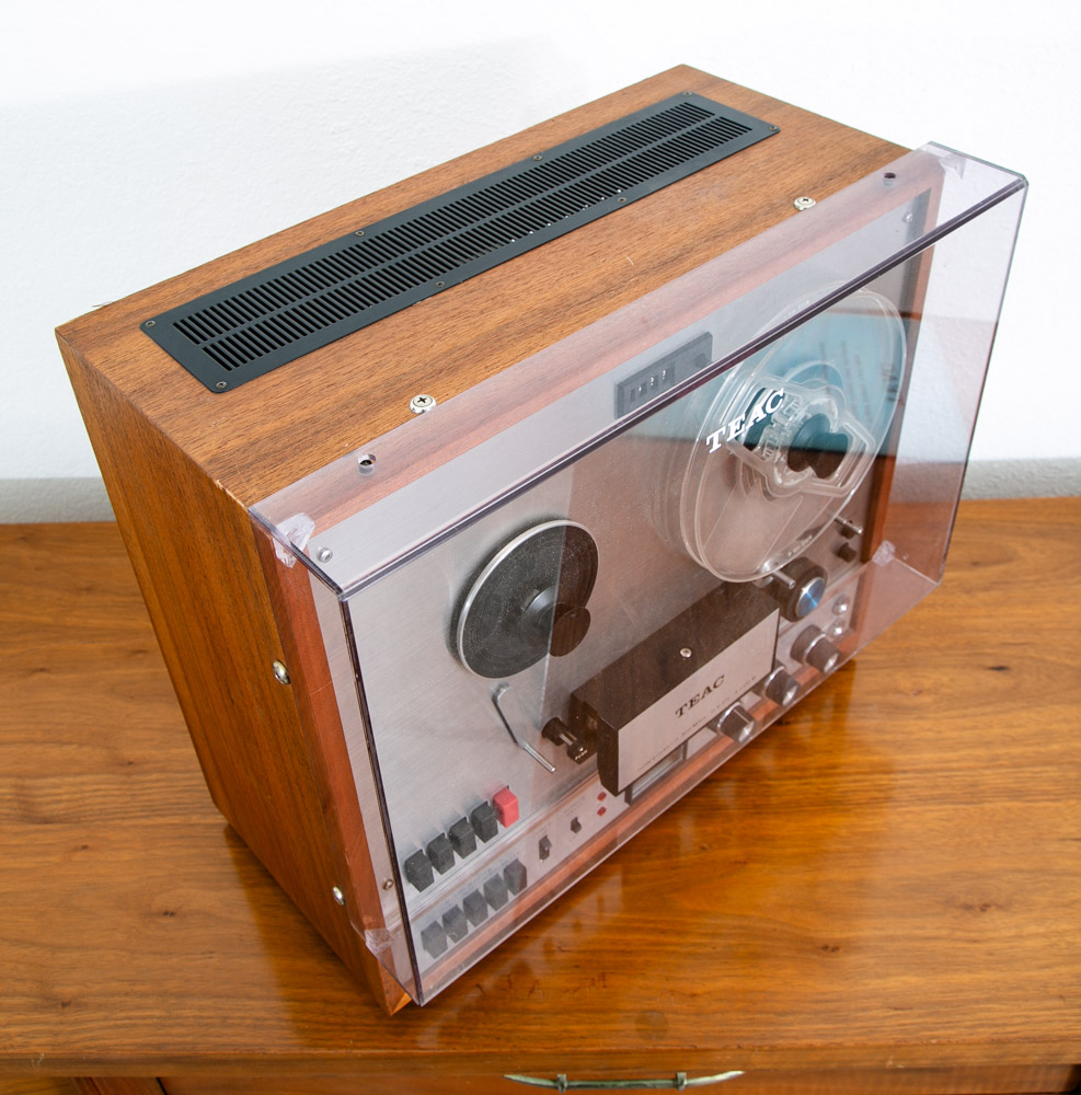 Vintage Reel to Reel Teac A-1500 W Walnut Case 4/2-track 2-channel Table Top Mcm - Image 7