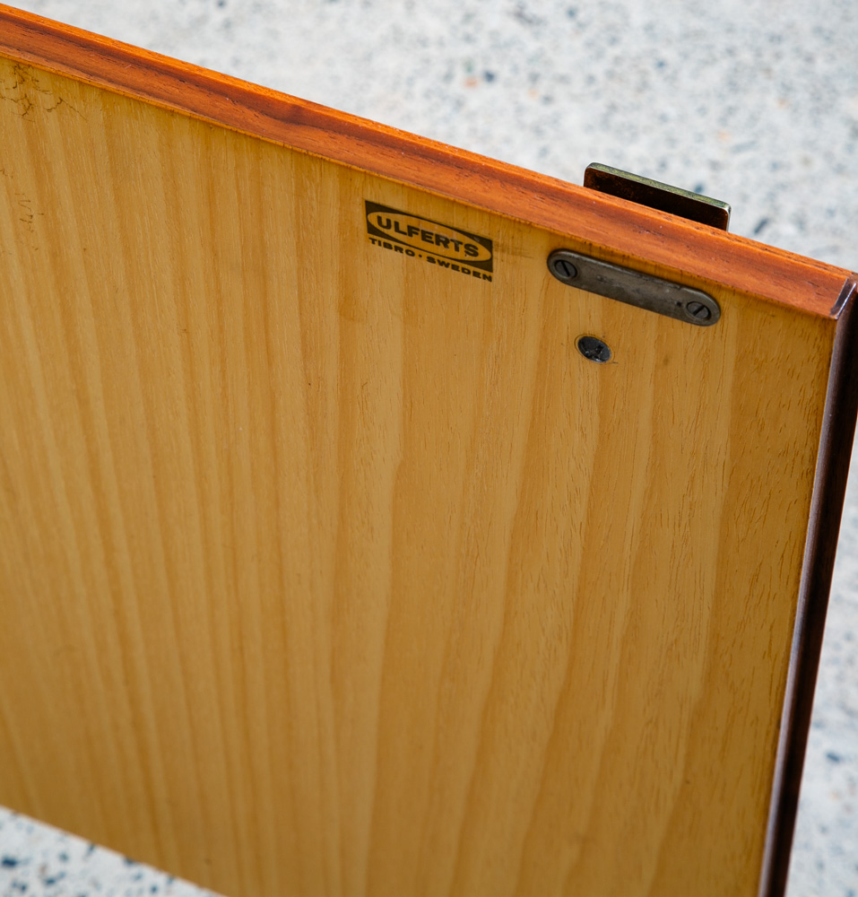 Mid Century Danish Modern Cabinet Wall Unit Hutch Credenza Display Teak Glass - Image 6