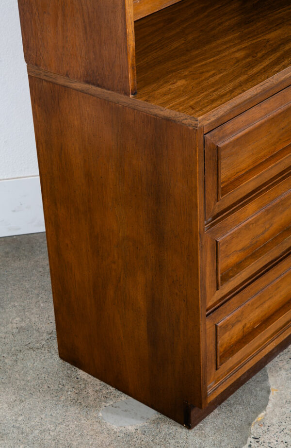 Mid Century Modern Chest of Drawers Cabinet Morris California Walnut Drawer 3 - Image 7