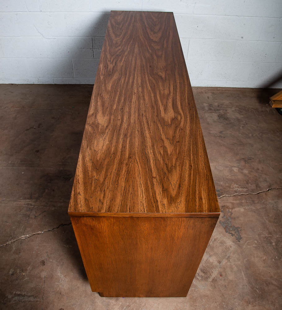 Mid Century Modern Dresser Credenza Morris of California Walnut Drawer 9 drawer - Image 4