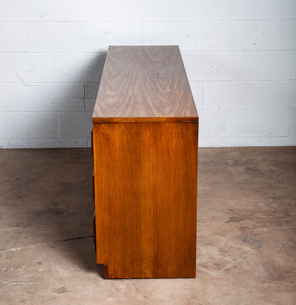 Mid Century Modern Dresser Credenza Morris of California Walnut Drawer 9 drawer - Image 3