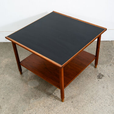 Mid Century Modern End Table Side Square Black Walnut Wood Danish Mcm Coffee Mcm
