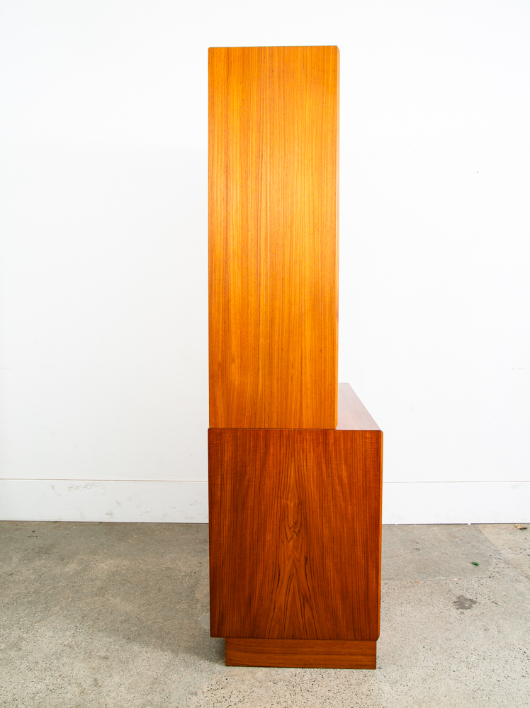 Mid Century Danish Modern Bookshelf Cabinet Teak Shelves GP Mobilia Denmark - Image 3