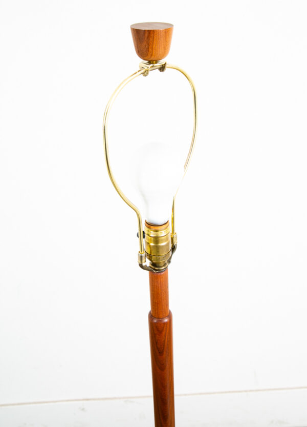 Mid Century Modern Floor Lamp Gordon Martz Marshall Studios Walnut Table Wood - Image 6