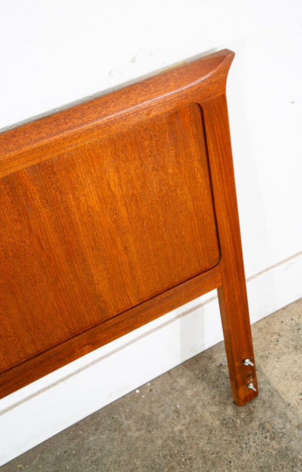 Mid Century Danish Modern Teak Full Size Headboard MidMod Vintage MCM VTG - Image 12