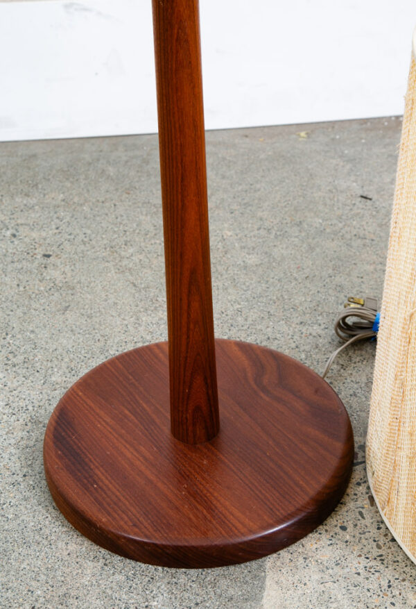 Mid Century Modern Floor Lamp Gordon Martz Marshall Studios Walnut Table Wood - Image 10