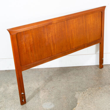 Mid Century Danish Modern Teak Full Size Headboard MidMod Vintage MCM VTG