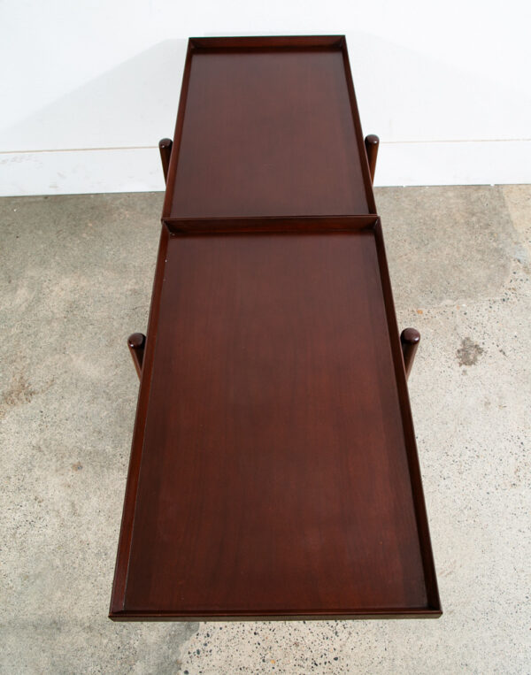Mid Century Danish Modern Serving Cart Trolley Poul Hundevad Vamdrup Teak Mcm 2 - Image 6