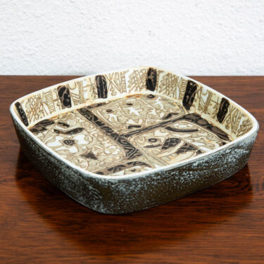 Mid Century Modern Ceramic Tray Dish Royal Copenhagen Nils Thorsson Danish Modern