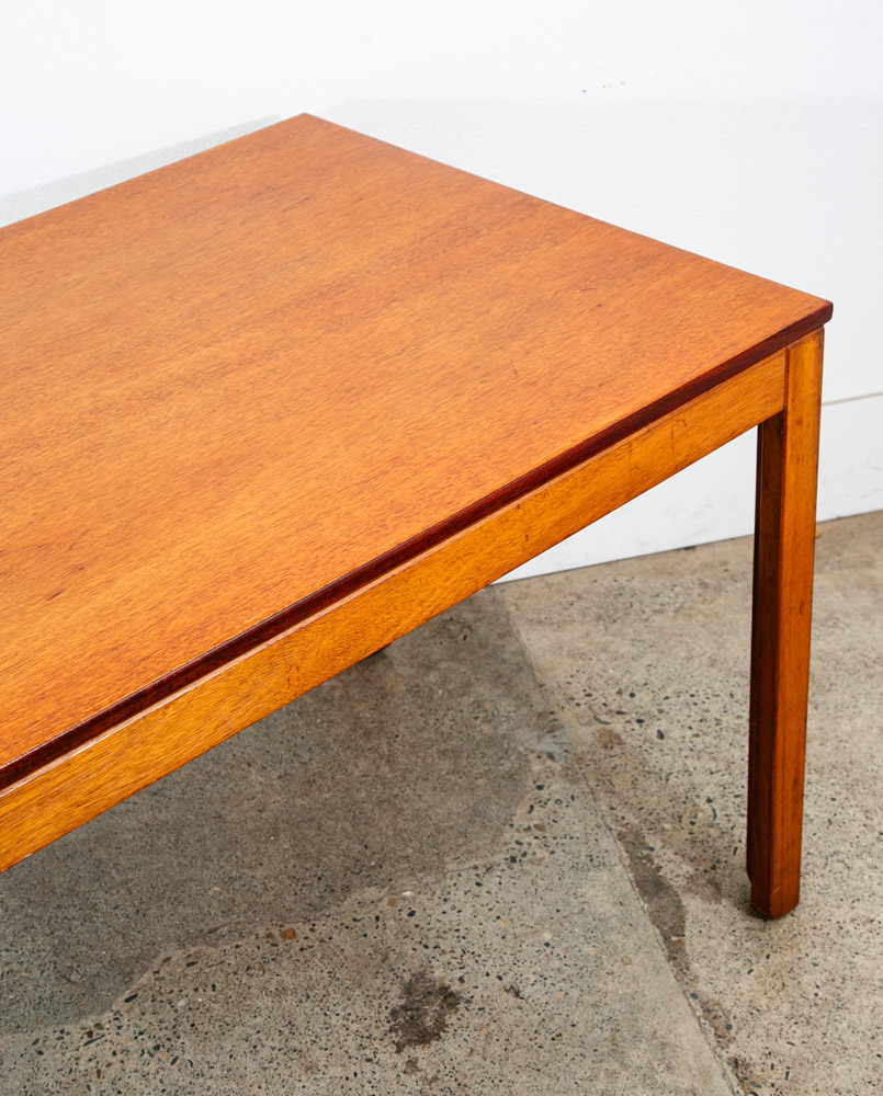 Mid Century Modern Dining Table Rectangle Mahogany Large Vintage Mcm Denmark - Image 8