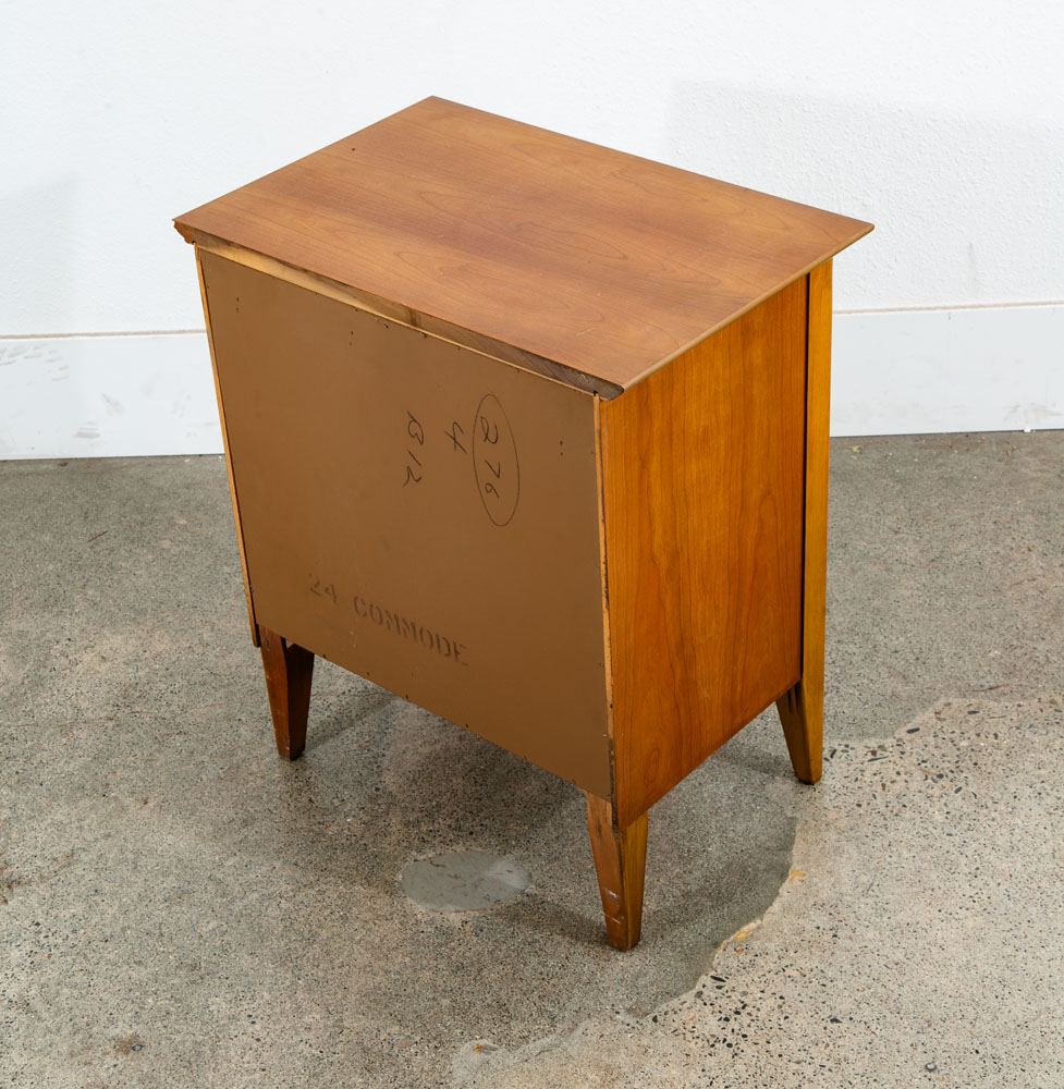 Mid Century Modern Nightstand Side Table Cherry Drawer Wood Handle Dixie Mcm - Image 8