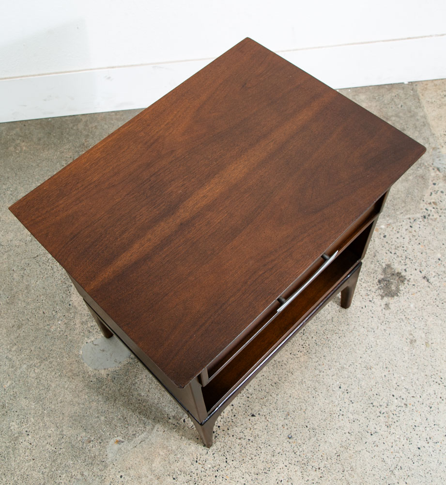 Mid Century Modern Nightstand Kent Coffey Wharton Drawer Vintage Danish Mcm 60s - Image 9