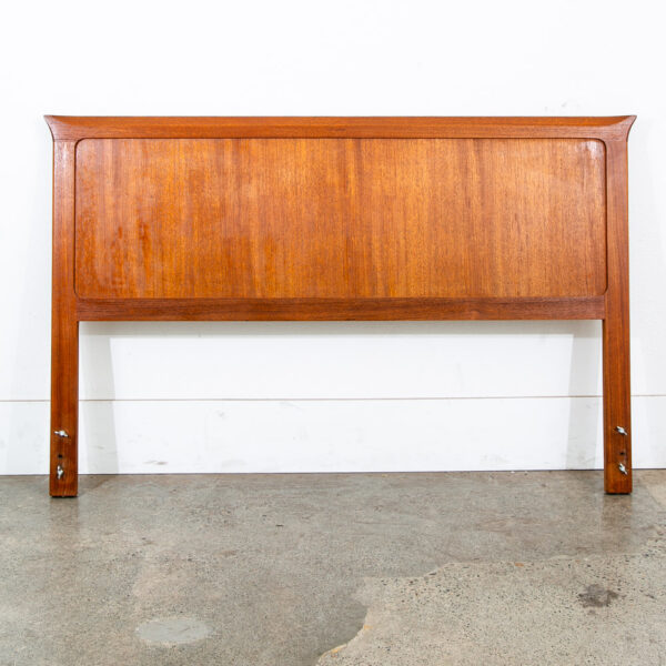 Mid Century Danish Modern Teak Full Size Headboard MidMod Vintage MCM VTG - Image 6