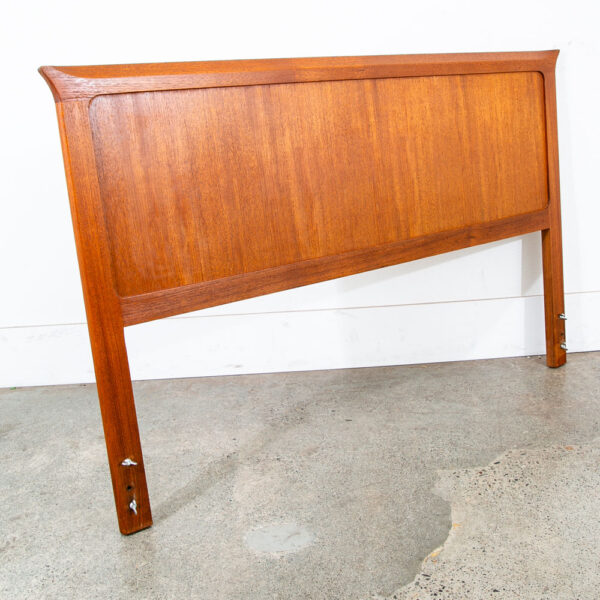 Mid Century Danish Modern Teak Full Size Headboard MidMod Vintage MCM VTG - Image 11