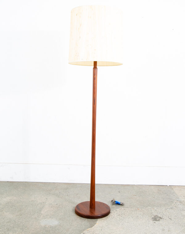Mid Century Modern Floor Lamp Gordon Martz Marshall Studios Walnut Table Wood