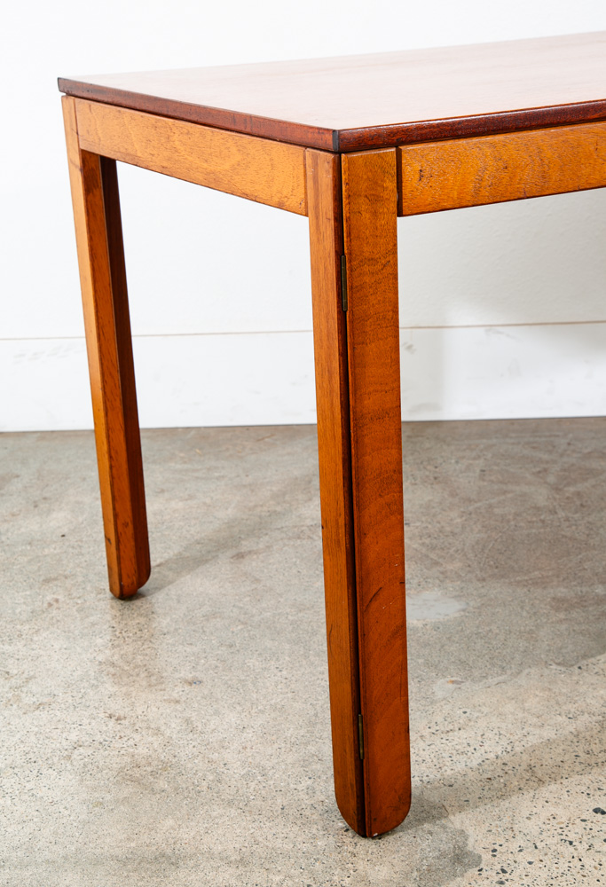 Mid Century Modern Dining Table Rectangle Mahogany Large Vintage Mcm Denmark - Image 9