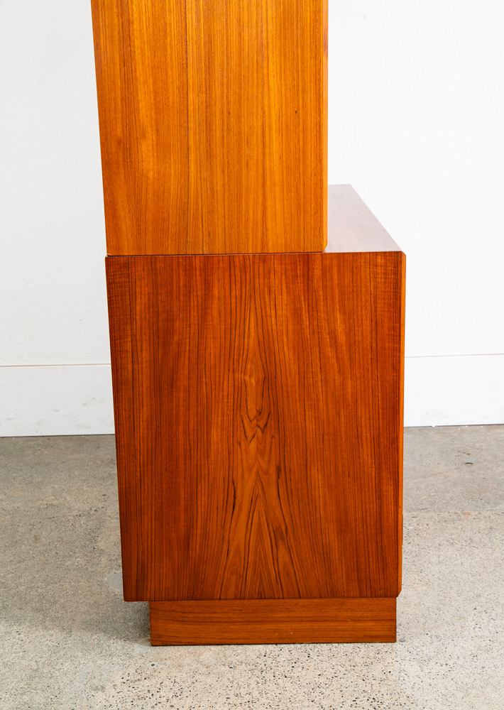 Mid Century Danish Modern Bookshelf Cabinet Teak Shelves GP Mobilia Denmark - Image 4