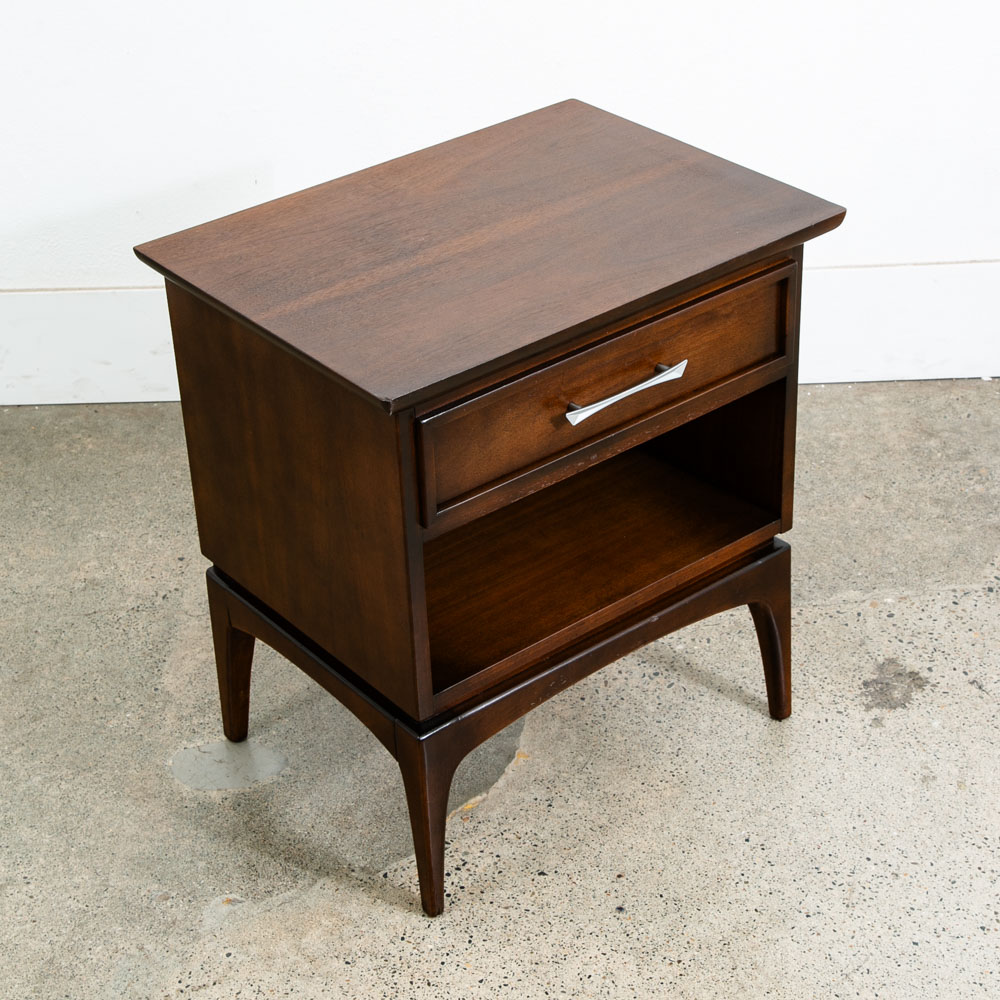 Mid Century Modern Nightstand Kent Coffey Wharton Drawer Vintage Danish Mcm 60s - Image 6