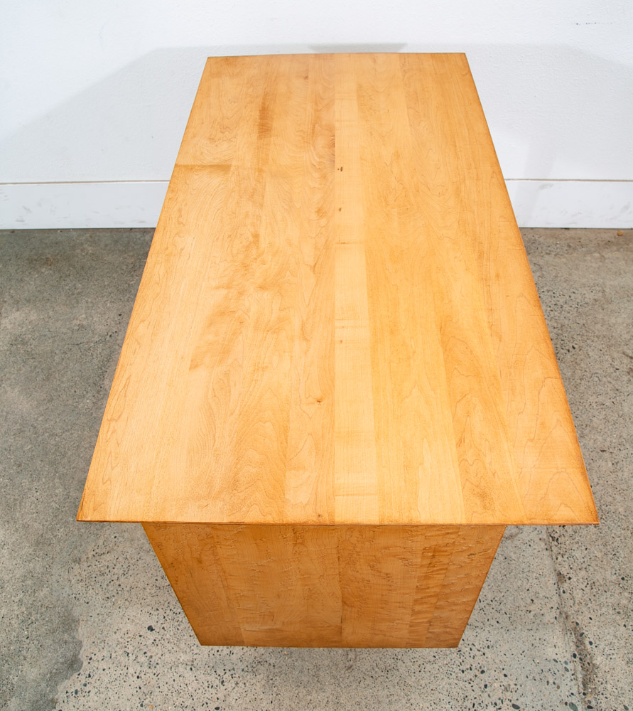 Mid Century Modern Desk Office Desk Paul Mccobb Planner Group Restored Mcm Maple - Image 5