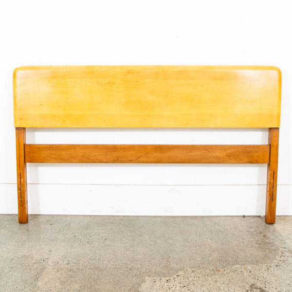 Mid Century Modern Headboard Bed Frame Full Heywood Wakefield Solid Maple Mcm - Image 10