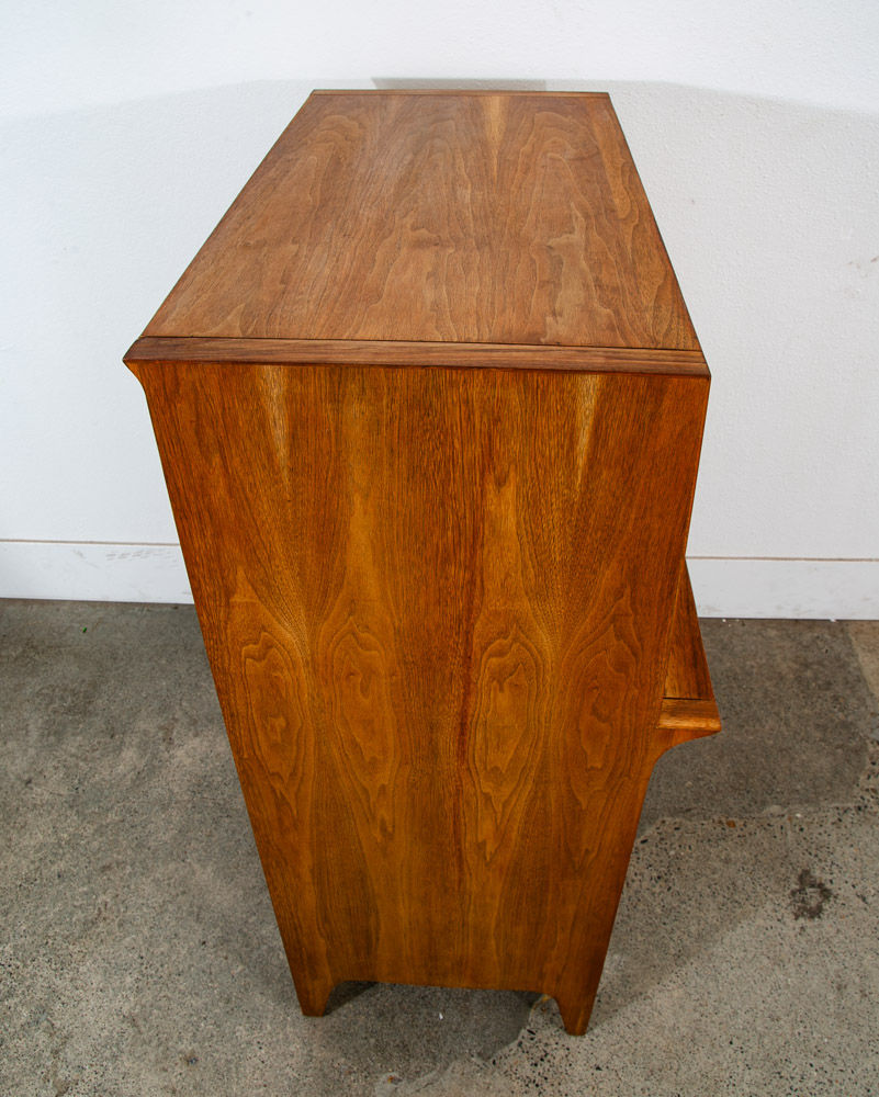 Mid Century Modern Dresser Secretary Highboy Profile Drexel John Van Koert Mcm - Image 12