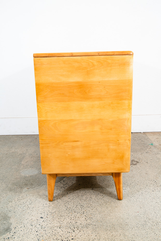 Mid Century Modern Dresser 3 Drawer Heywood Wakefield Solid Maple Blonde Mcm NM - Image 3