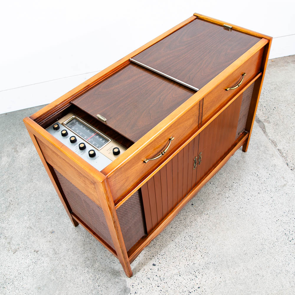 Mid Century Modern Stereo Console Record Player Magnavox Hifi Serviced Radio Mcm - Image 5