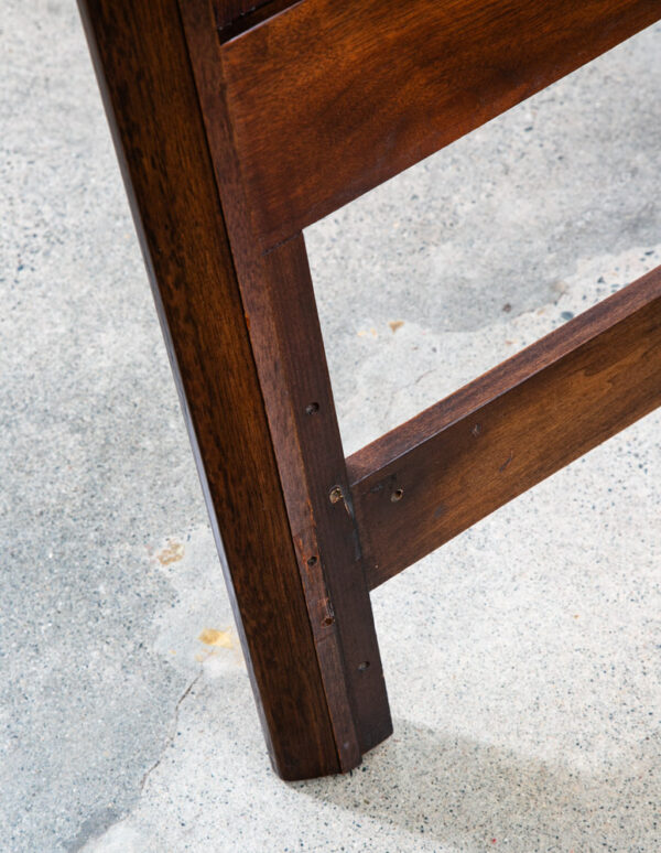 Mid Century Danish Modern Headboard King Bed Frame Rosewood Walnut Martinsville - Image 12