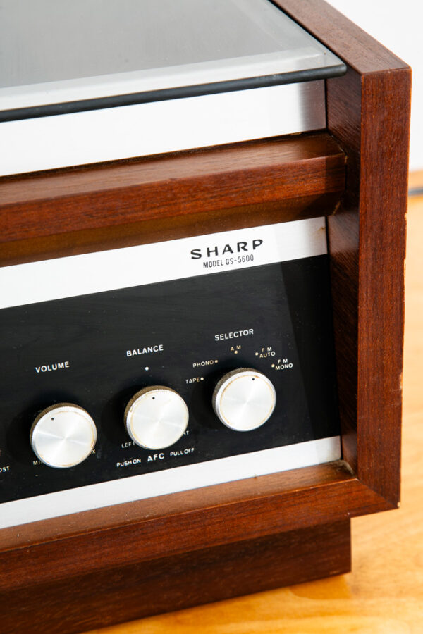 Mid Century Modern Record Player Sharp GS-5600 Stereo Amplifier Receiver Hifi VG - Image 8